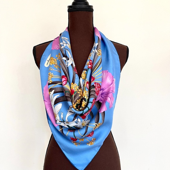 Salvatore Ferragamo Silk Scarf - Picture 10 of 15